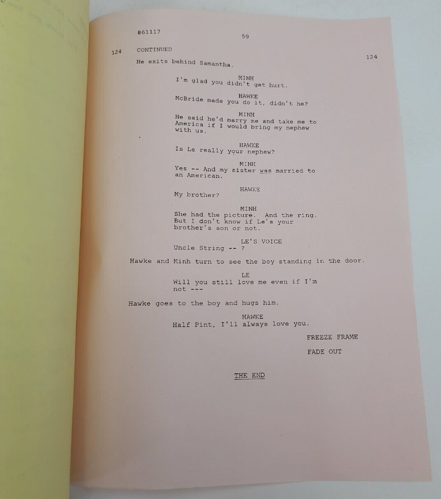 AIRWOLF / Robert George 1985 TV Script, Jan-Michael Vincent "Half Pint"