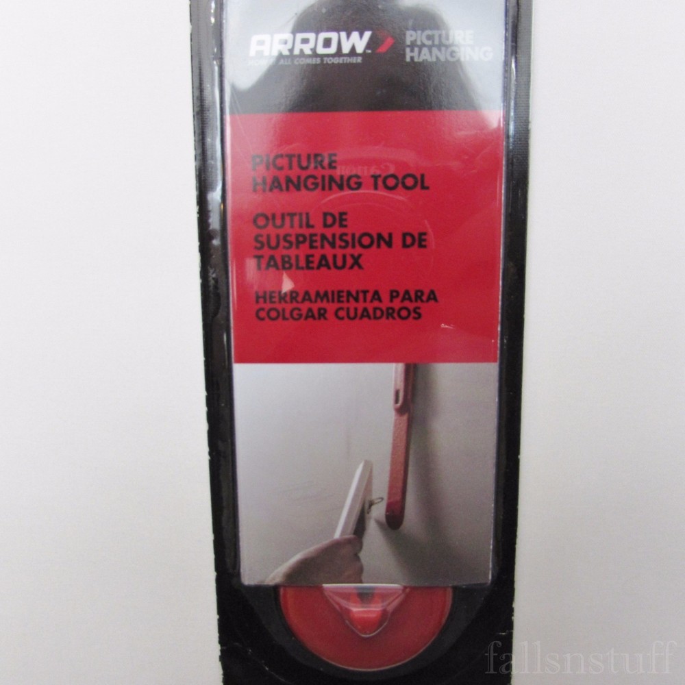 Arrow Picture Hanging Tool Level & E-Z Tweak Adjustable Hanger