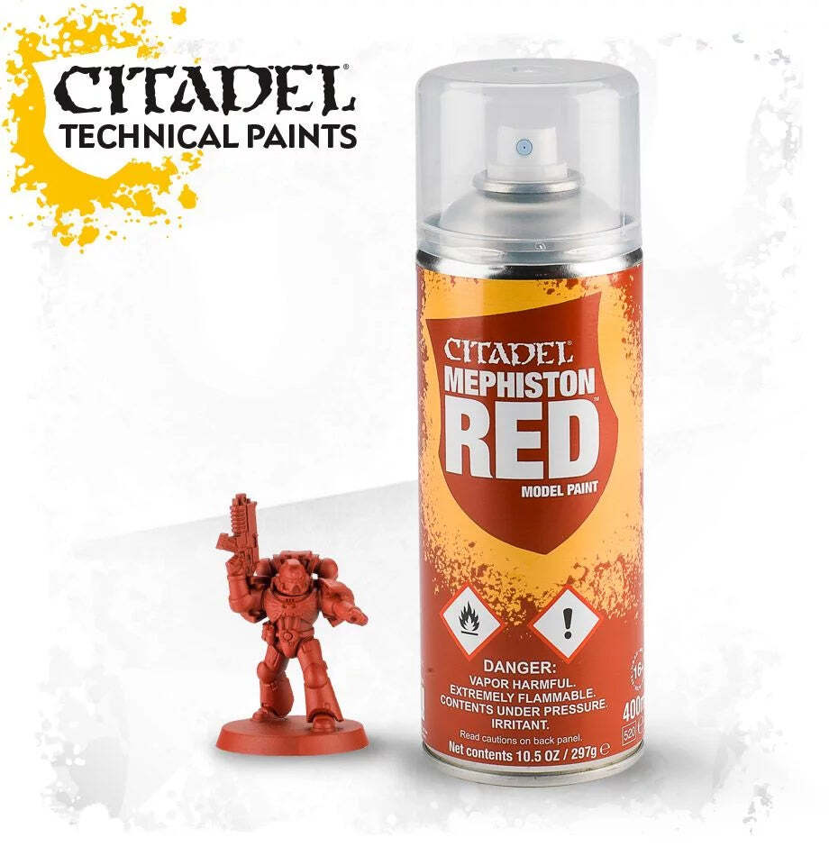 SPRAY: MEPHISTON RED 400 ML Games Workshop Citadel Paint