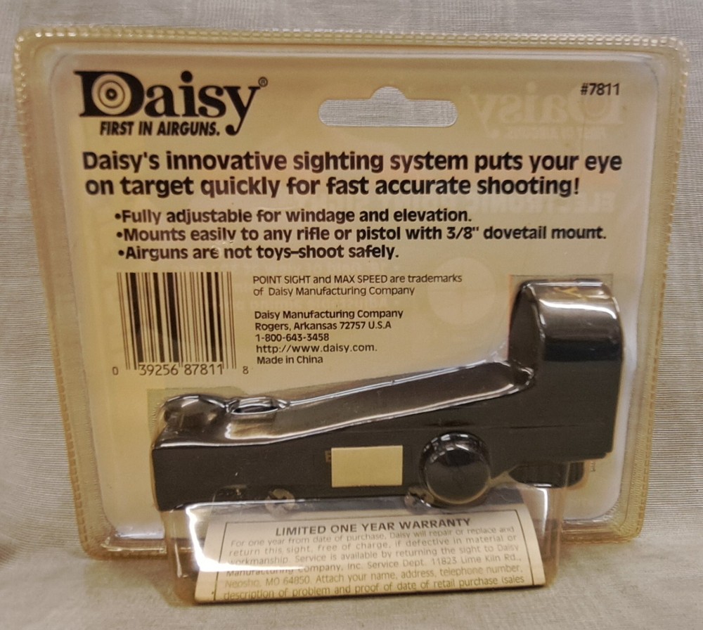 Daisy Electronic Point Sight Max view
