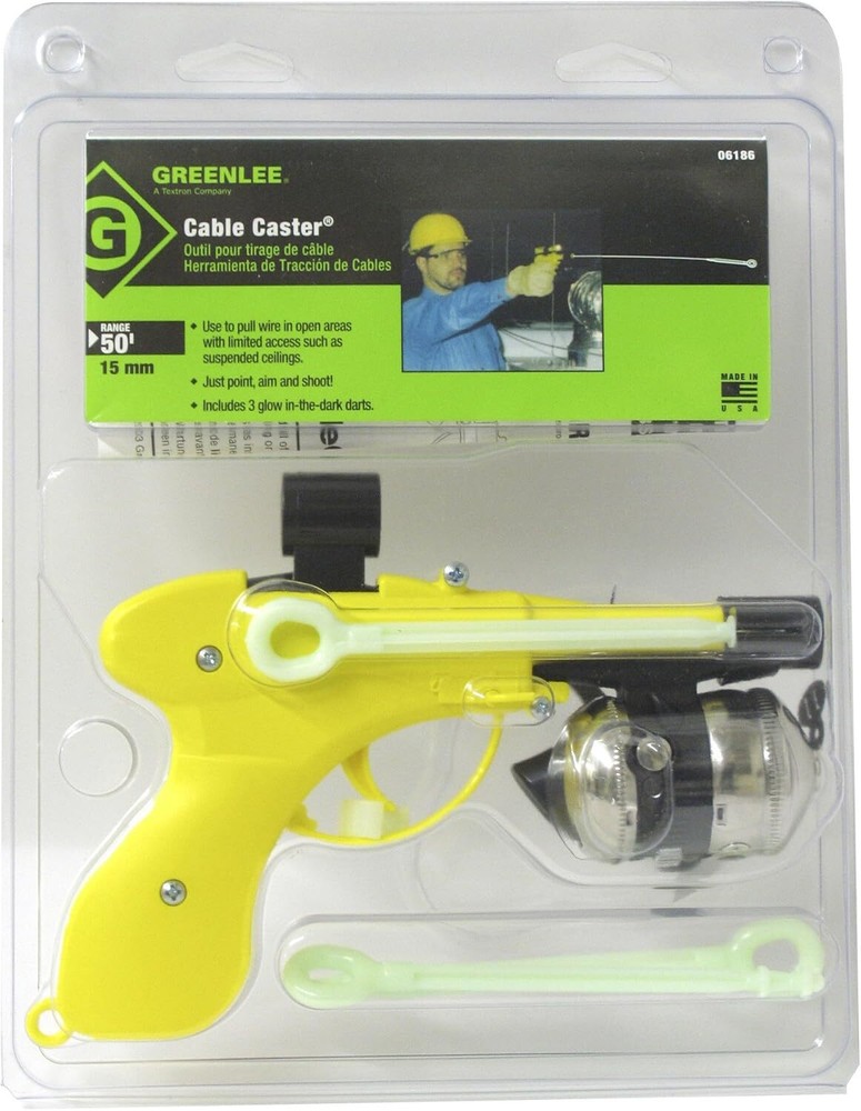Green 06186 Cablecaster Wire Pulling Tool With Three Darts