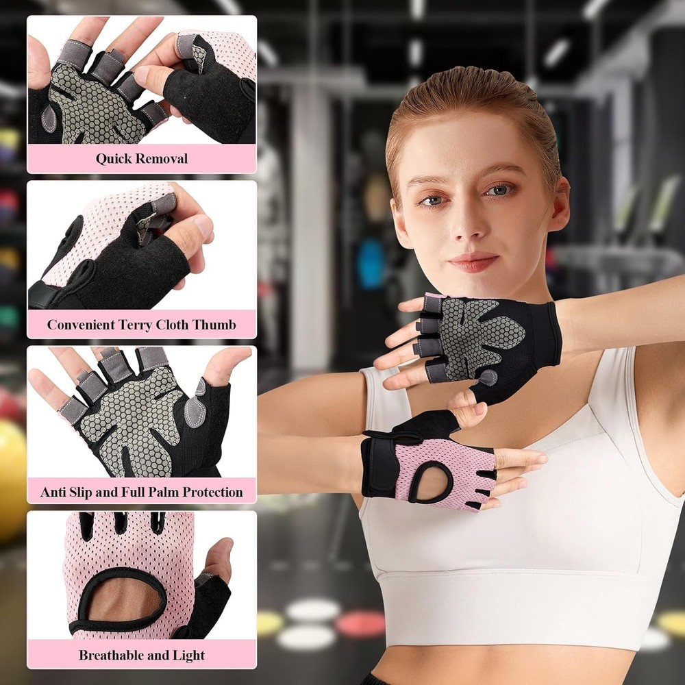 Barbell Pad Set,10 Pcs Barbell Pads for Hip Thrust Squat & Lunges Support,wit...