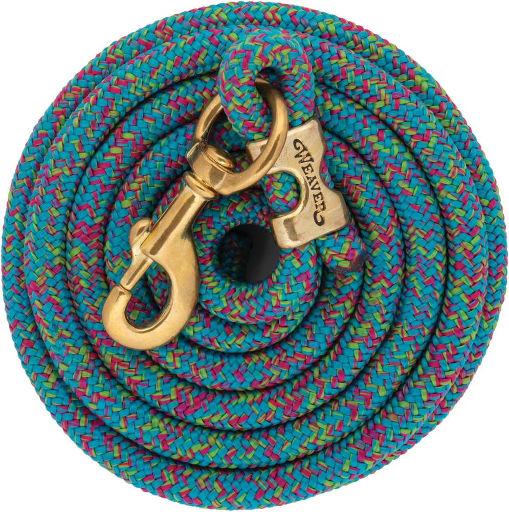 Poly Lead Rope with Solid Brass 225 Snap