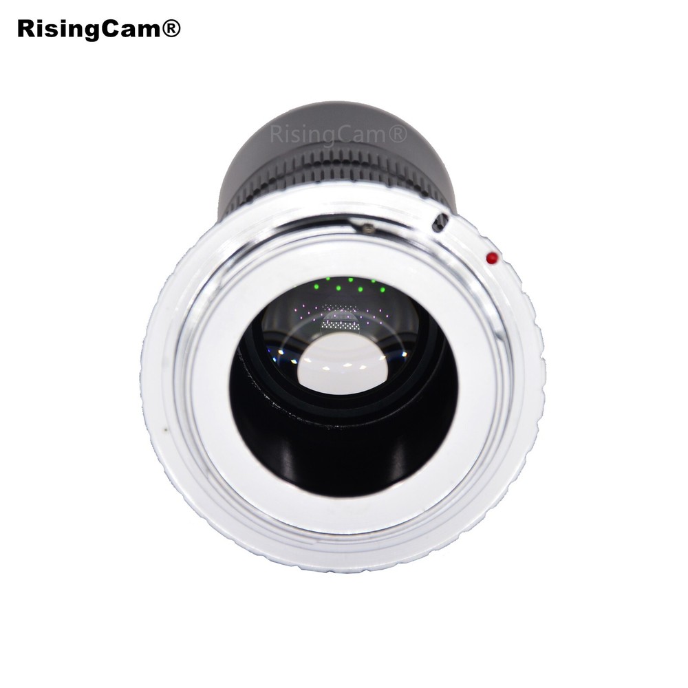 Focusable EF to C mount microscope adapter compatible for Canon DSLR Camera