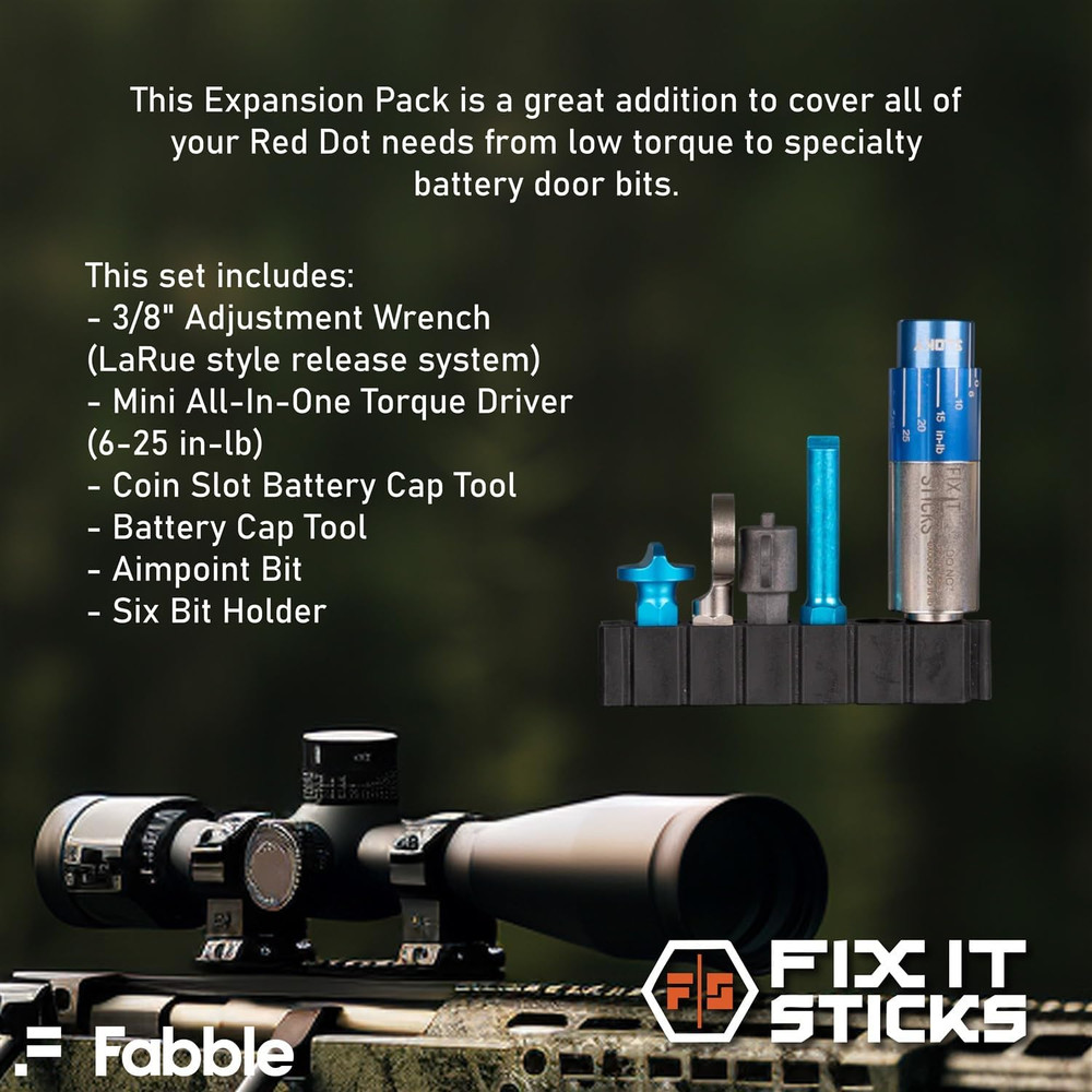 Ultimate Torque Driver Kit with T-Way Wrench & Red Dot Optics Bundle