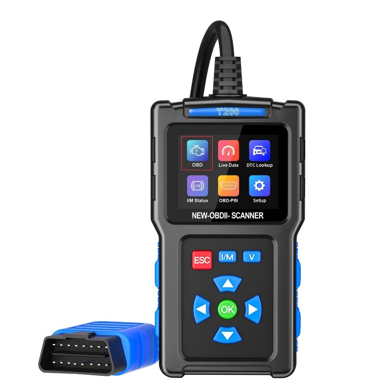 T200 OBD2 Car Diagnostic Scanner Engine Code Reader Battery Tester Smart