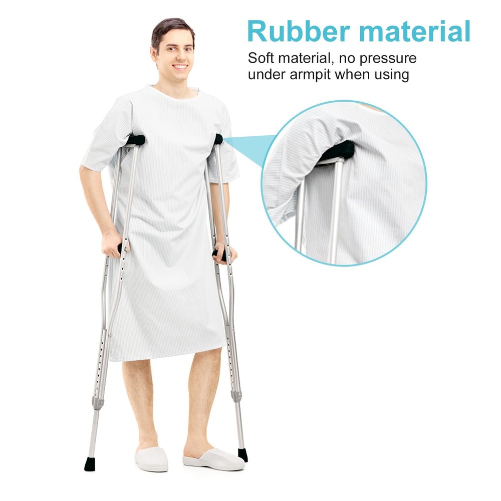 Crutch Pads, Hand Grips & Tips Set