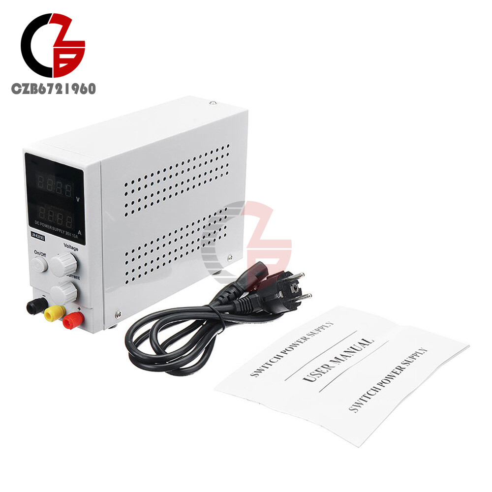 30V/10A DC Power Supply 1PH LCD 4 Digits Digital Adjustable DC Voltage Regulator