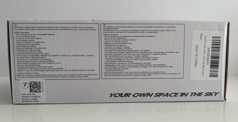 SYMA S107H-E Red 2.4 GHz Hover Function Remote Control Helicopter NEW / SEALED