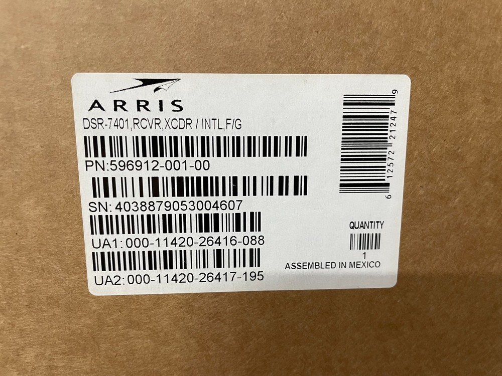 ARRIS DSR-7401 Commercial Integrated Satellite Receiver High Density Transcoder