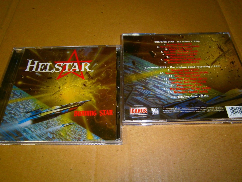 HELSTAR - Burning Star. CD