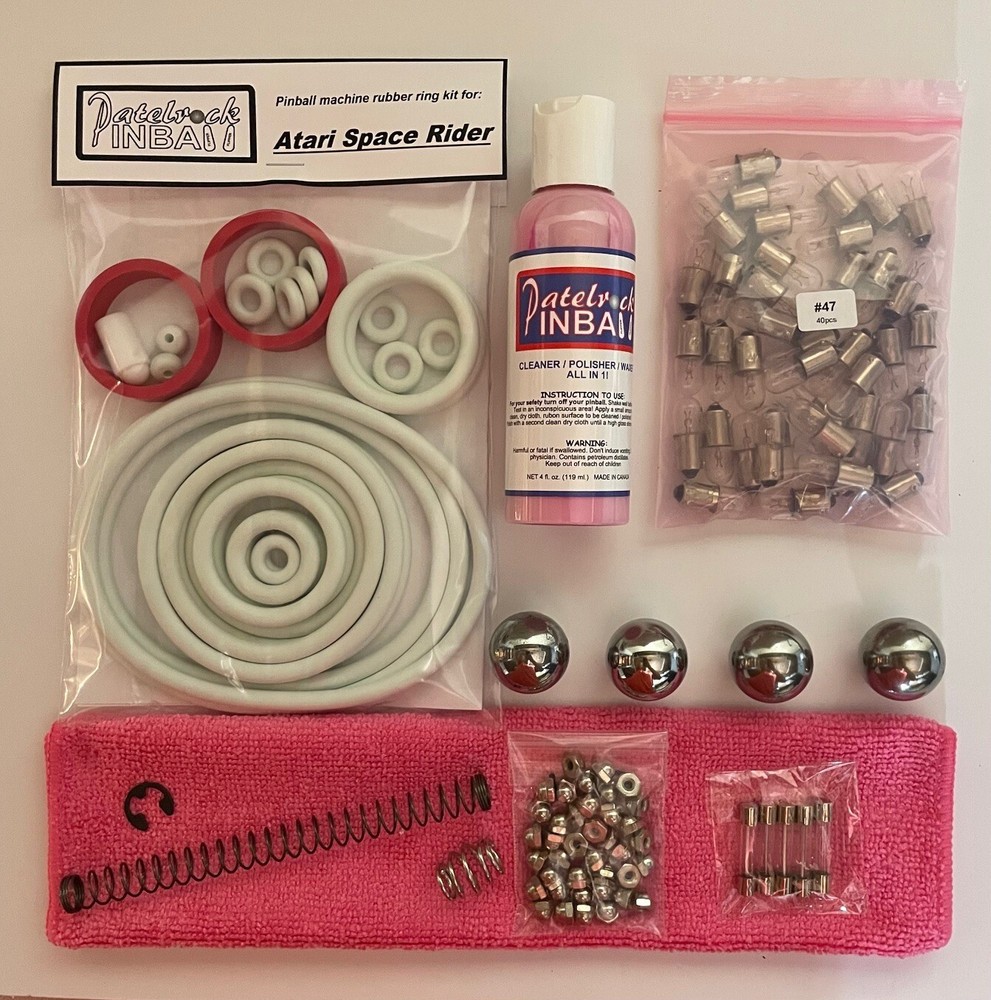 1978 Atari Space Riders Pinball Machine Maintenance Tune Up Kit