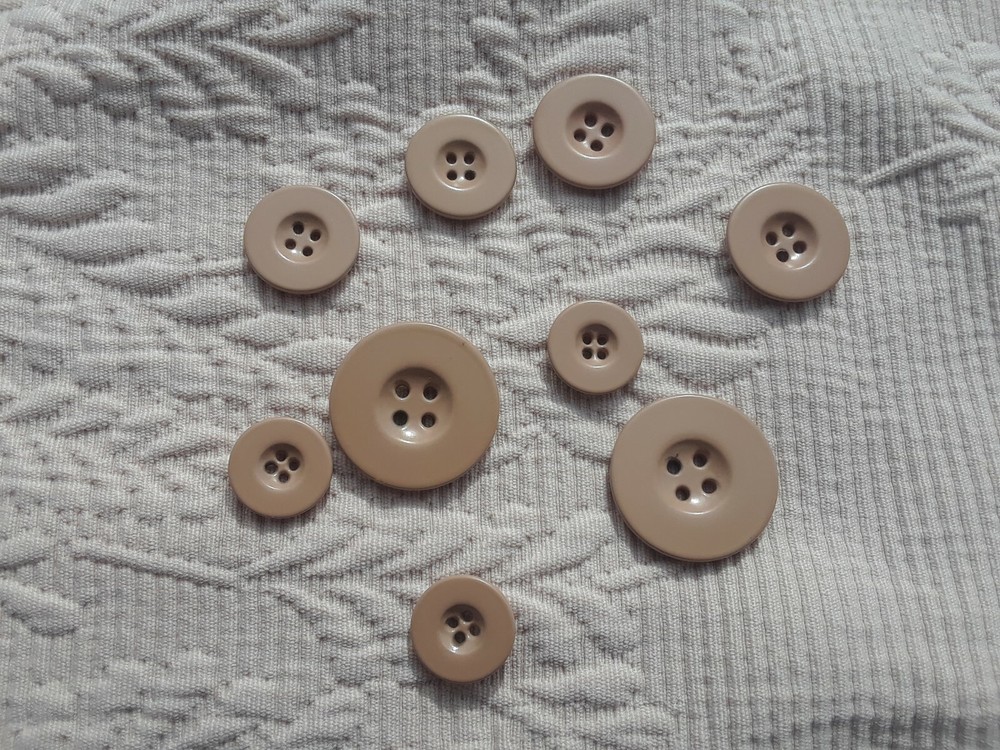 LOUIS VUITTON Button (1) Replacement New Authentic Khaki Brown ( 4 Sizes )