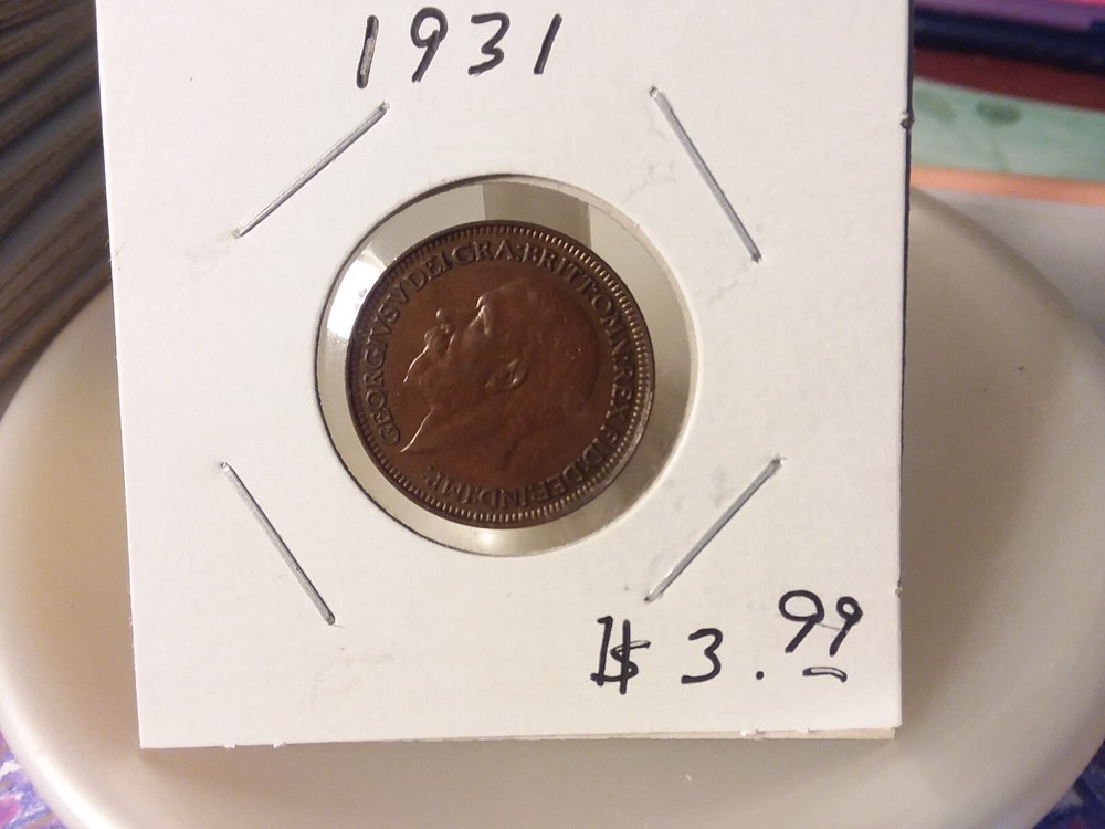 1931 British Farthing - George V