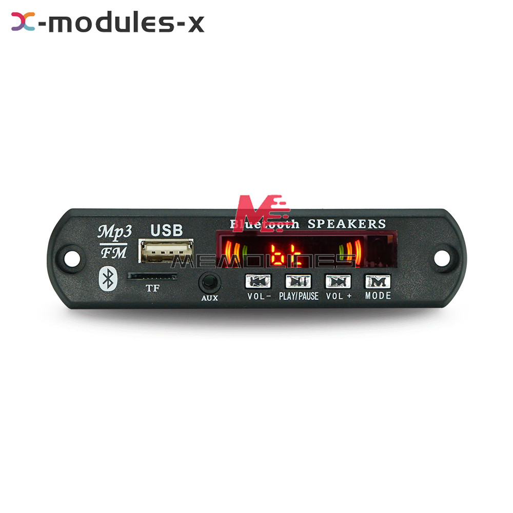 Wireless Bluetooth 12V MP3 WMA Decoder Board Audio Module USB TF Radio For Car