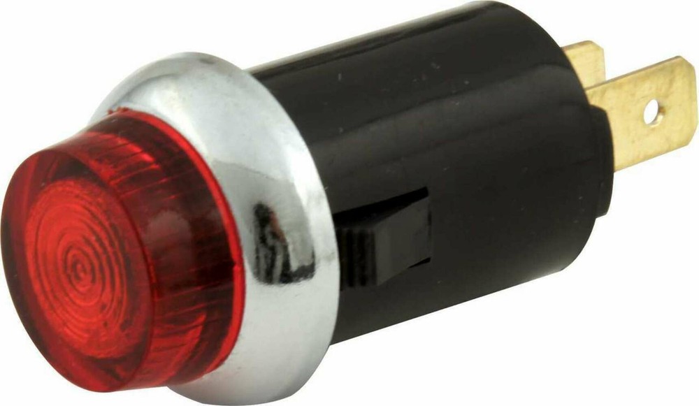 QuickCar Replacement Warning Light for Gauge Panels Red