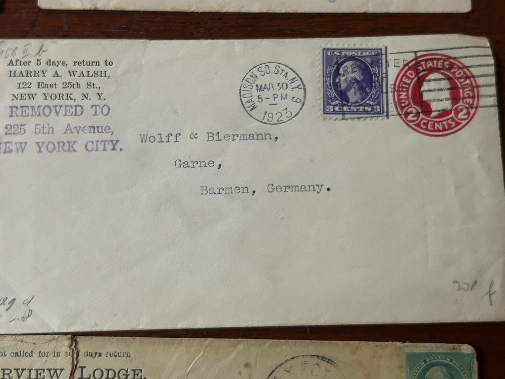 USA - 20 Various Covers - Early Issues noted - Postmark Interest - Used.