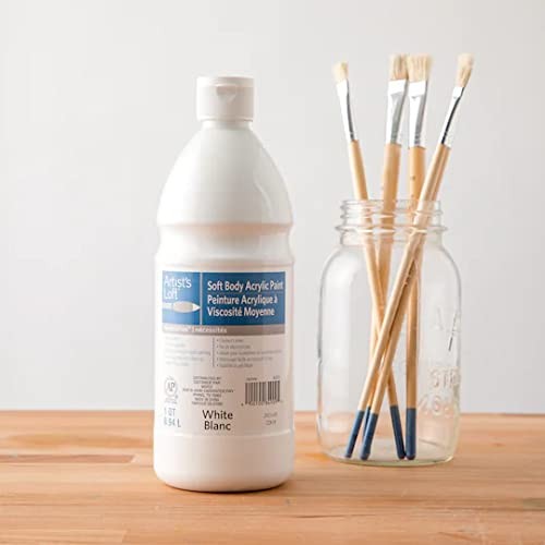 Soft Body Acrylic Paint - 32 White - Pack 1 - White