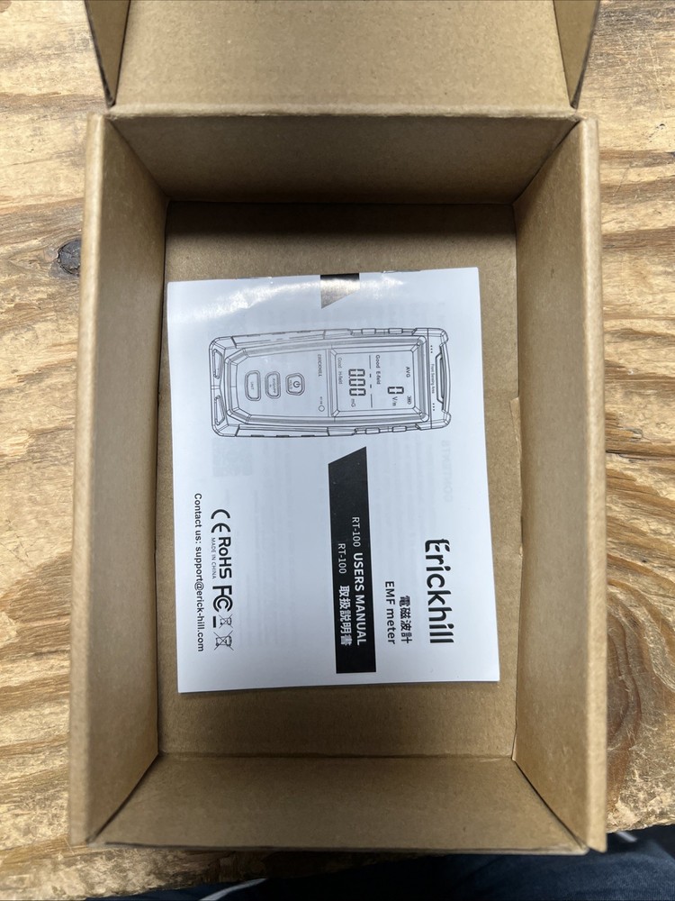 Erickhill Rechargeable EMF Tester Electromagnetic Radiation Tester RT-100