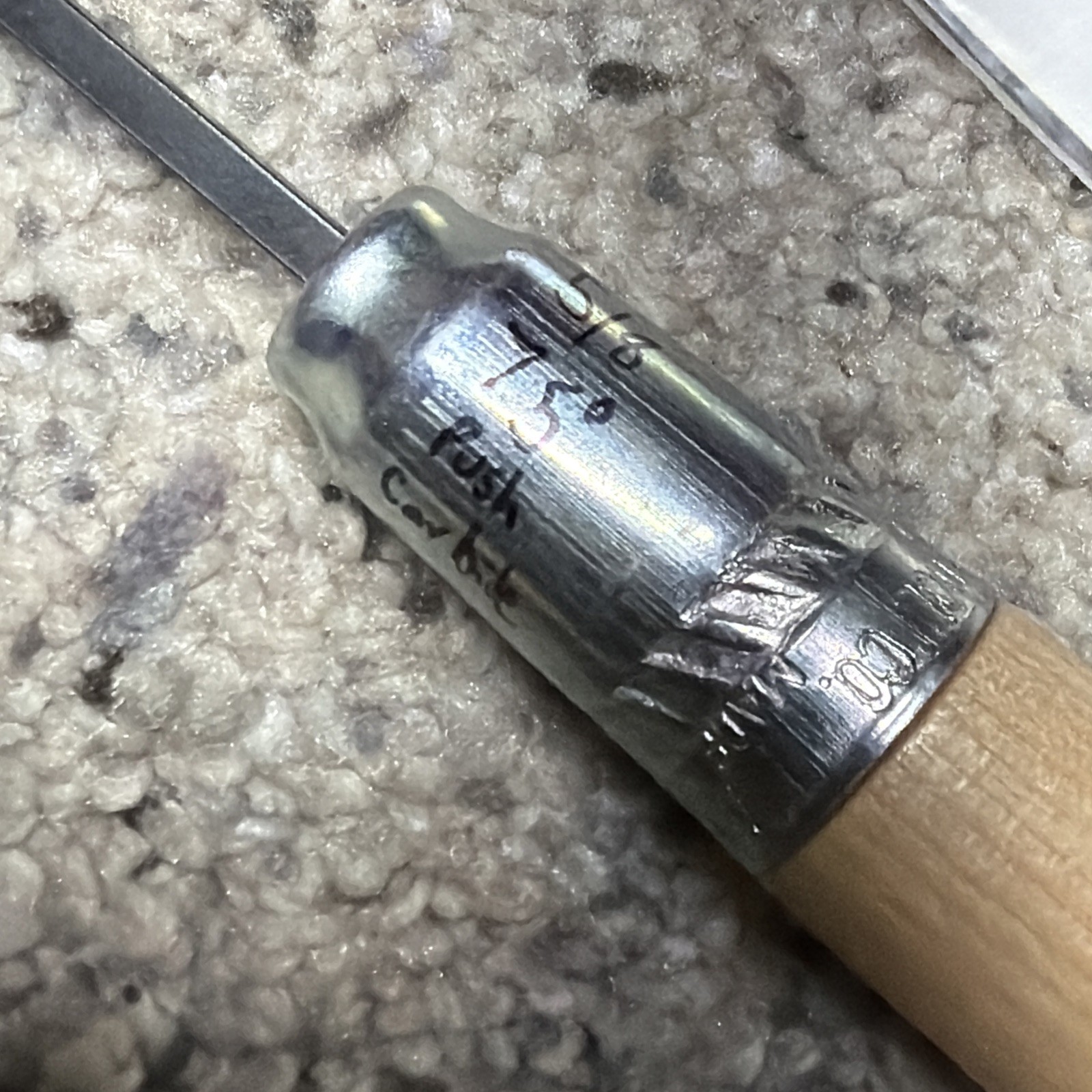 Ullman Precision Products 5/8” 75 Degree Push Carbide Checkering Tool