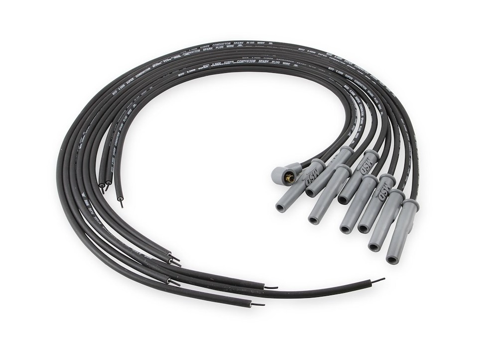MSD 31193 Black 8.5mm Super Conductor Spark Plug Wire Set