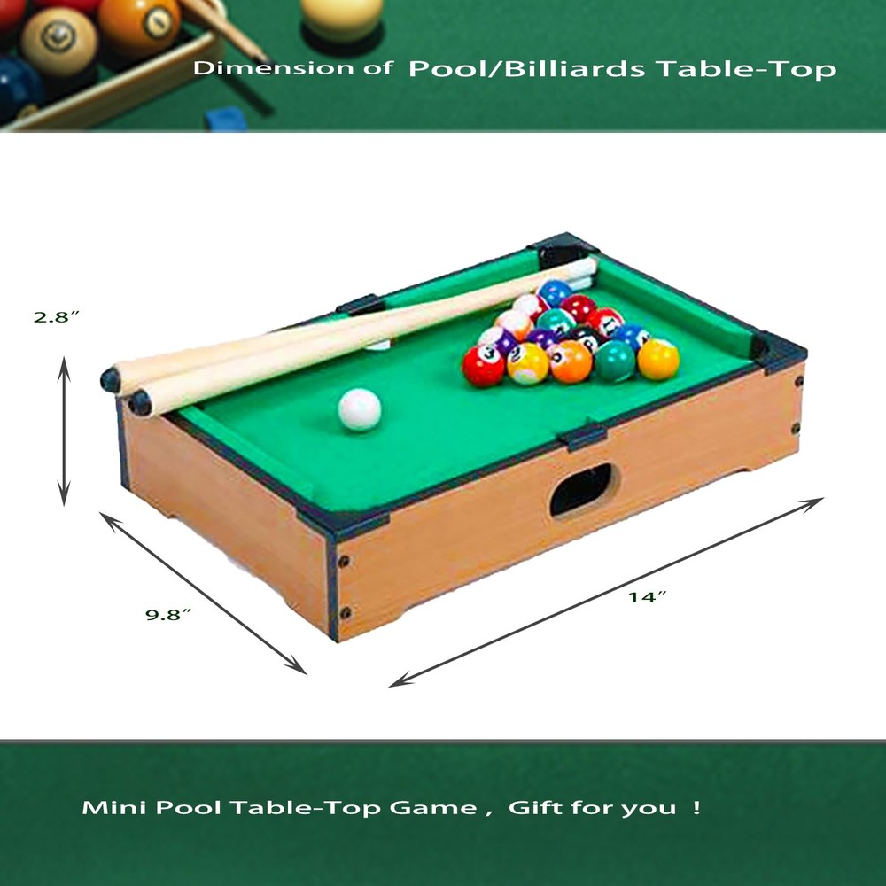 Mini Pool Table for Mini Billiards Table-Top Game Pool Table Toy for Cat Pool...