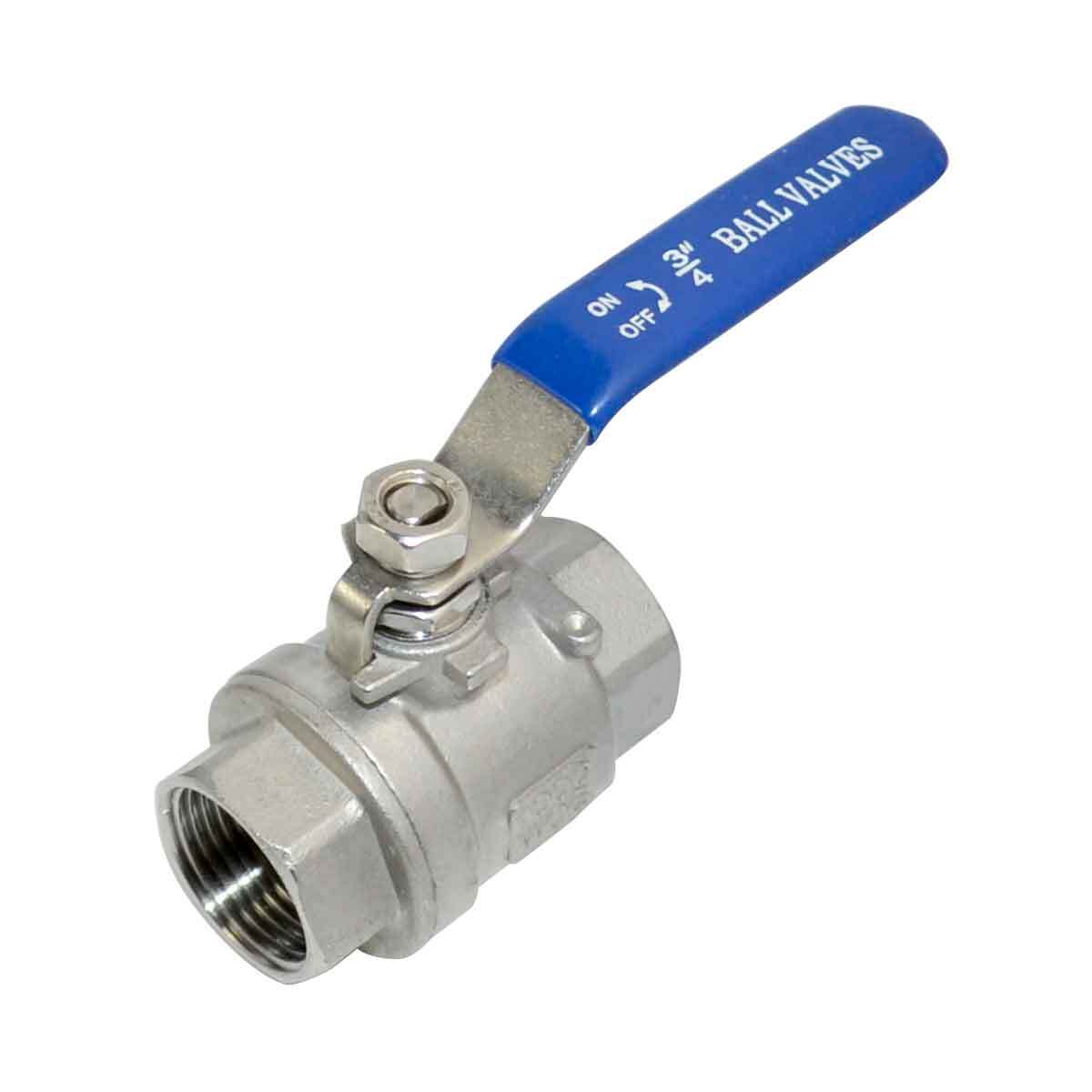 US STOCK 3/4" 3/4 inch NPT Threaded Full Port Ball Valve Stainless Steel SS 316