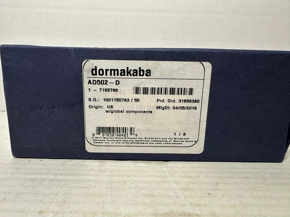 Dormakaba AD502-D KEY CALIBRATOR NEW