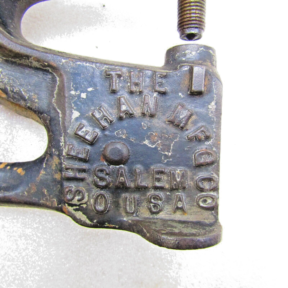 Vintage bench rivet tool by Sheehan Mfg