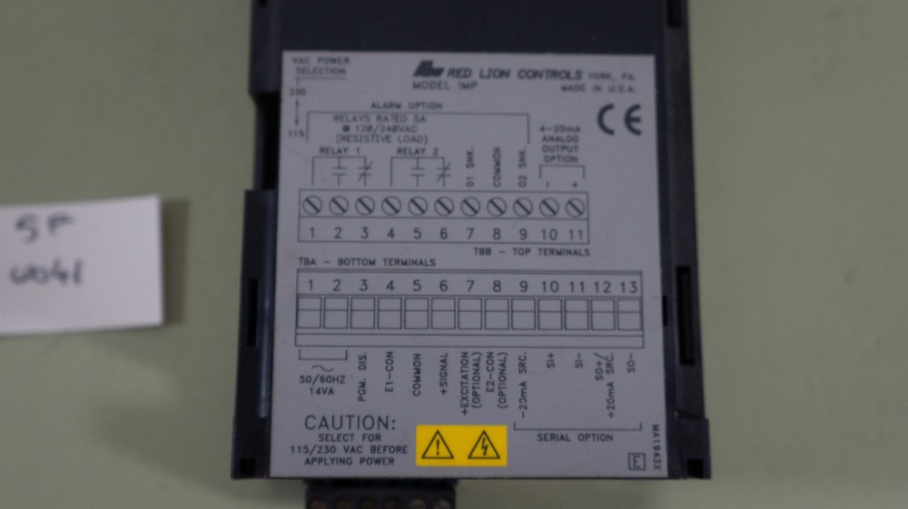 Red Lion Controls IMP20060 Intelligent Process Meter