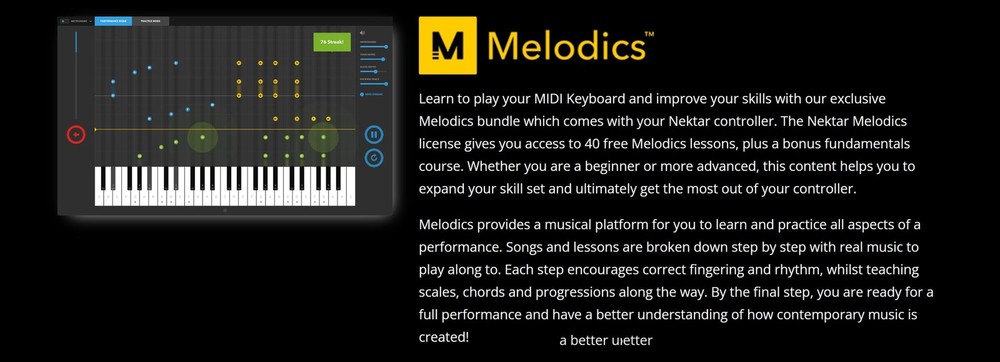 Nektar 61 Note USB MIDI Keyboard Controller