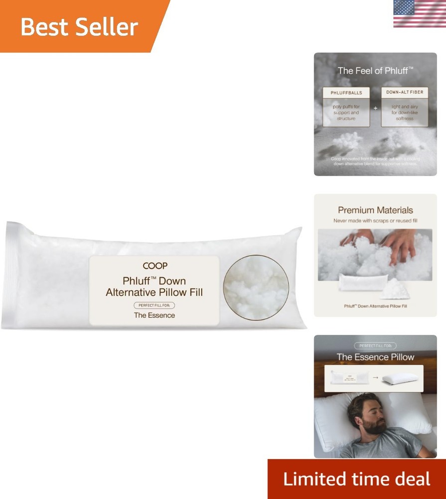 Customizable Extra Phluff 3oz Poly Fiber Filling - Elevate Your Sleep Experience