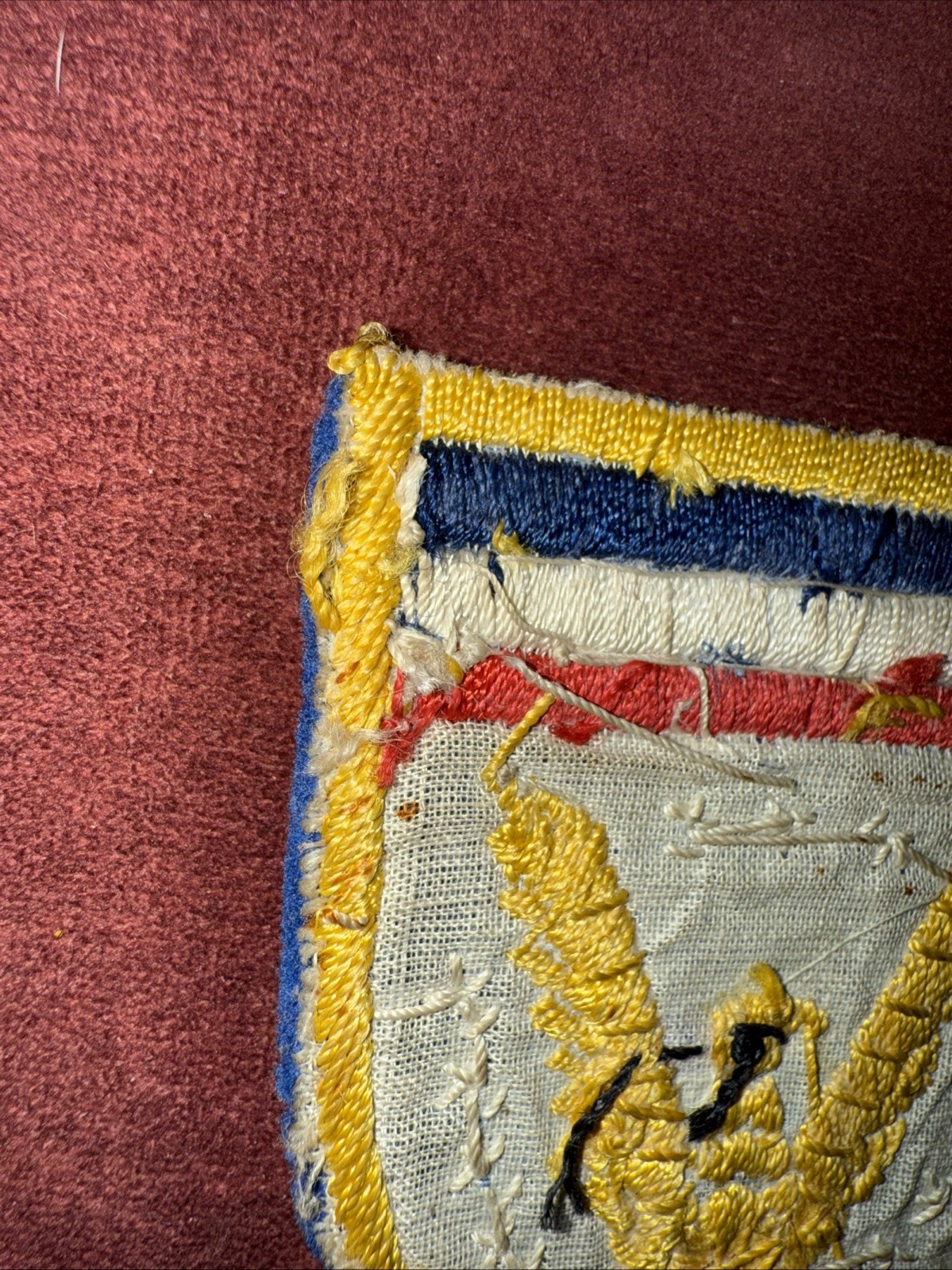 WW2 US ARMY EUROPEAN THEATER OF OPERATIONS PATCH - Theatre Made Likely English