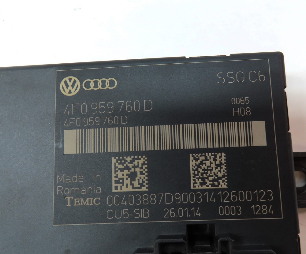 2014 AUDI Q7 (4L) FRONT LEFT DRIVER SEAT CONTROL MODULE