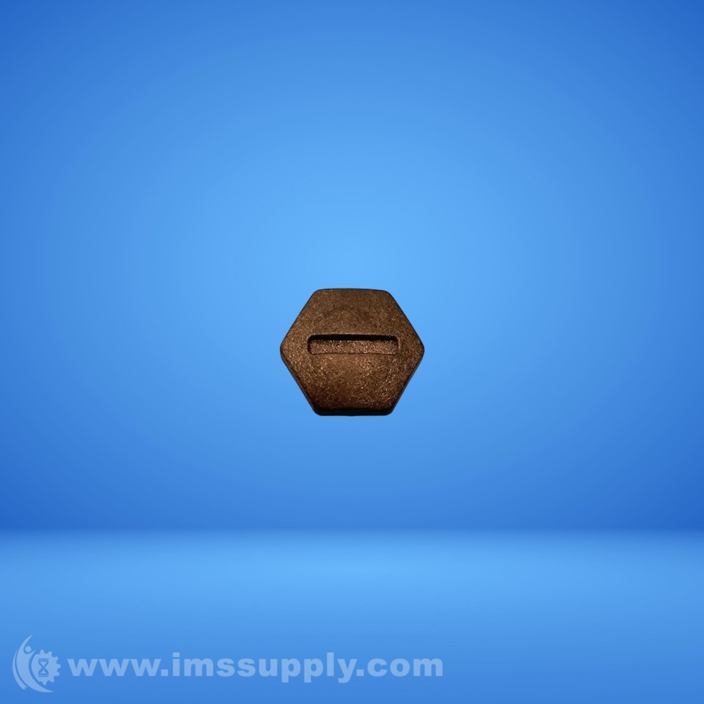 Hex Black Slotted Plug FNIP