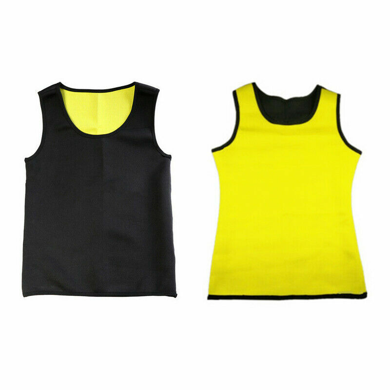 Men & Women Sauna Sweat Slimming Trainer Vest Neoprene Yoga Thermal Body Shaper