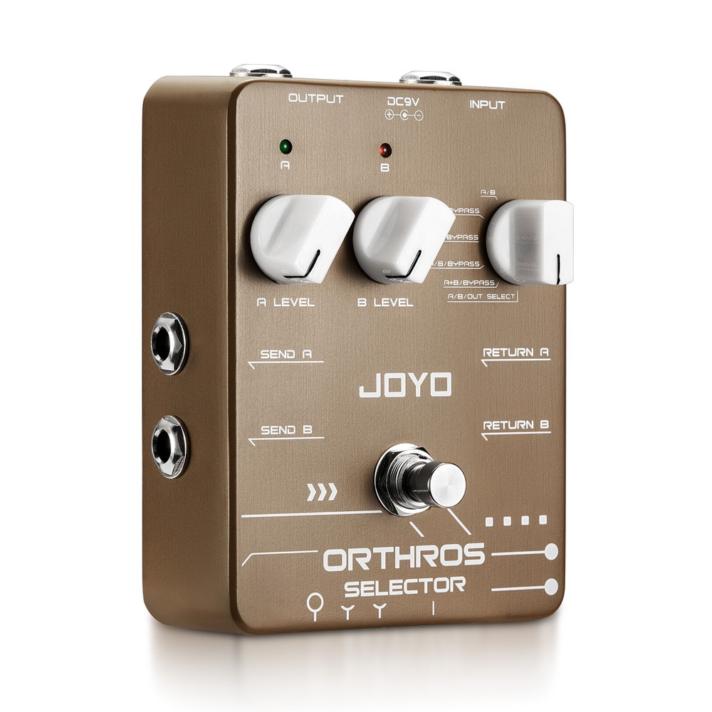 JOYO Line Selector Guitar Pedals 6 Mode Switch 2 Effect Loop for Electric Guitar