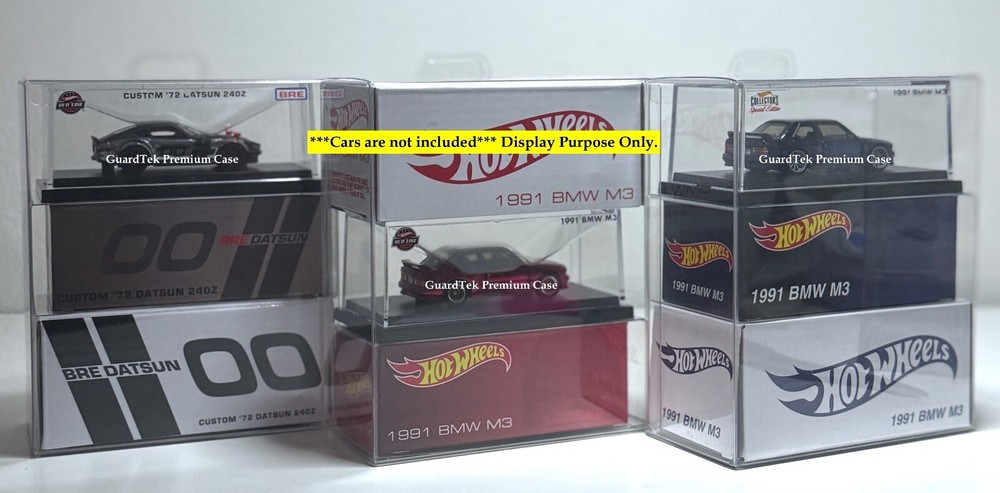 Guardtek RLC Box Protector Case for Hot Wheels Exclusives (5 pcs)