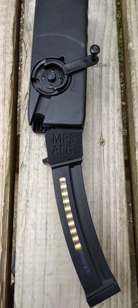 Airsoft MP5 AEG Odin Speedloader Adapter (Black)