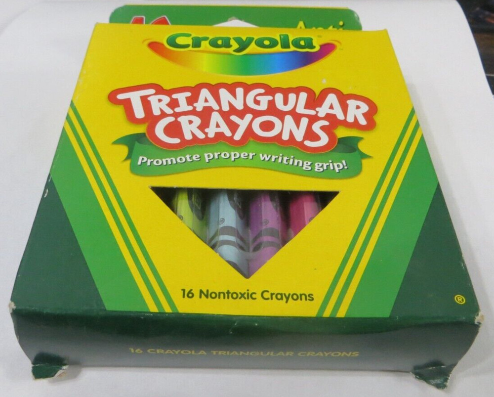 Pack of 16 Crayola Washable Triangular Crayons