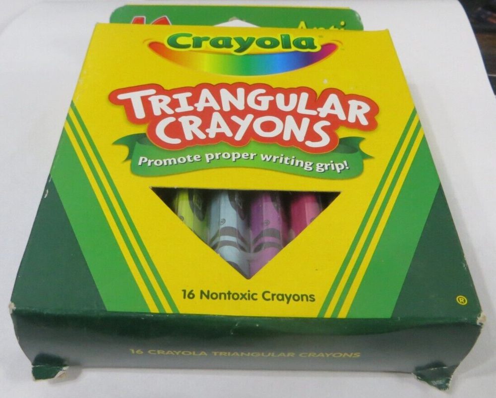 Pack of 16 Crayola Washable Triangular Crayons