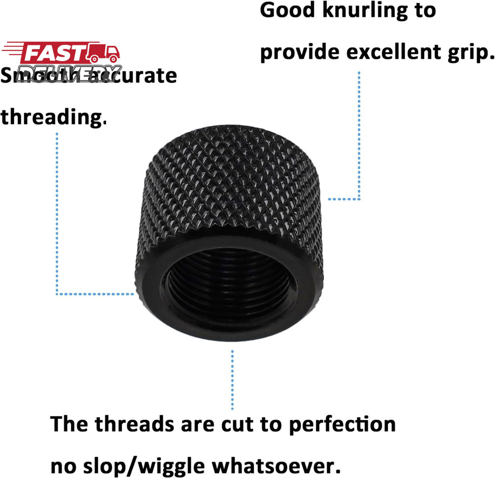 Thread Protector 1/2 X 28 for .22LR .223 & 5.56 (2 Pack)