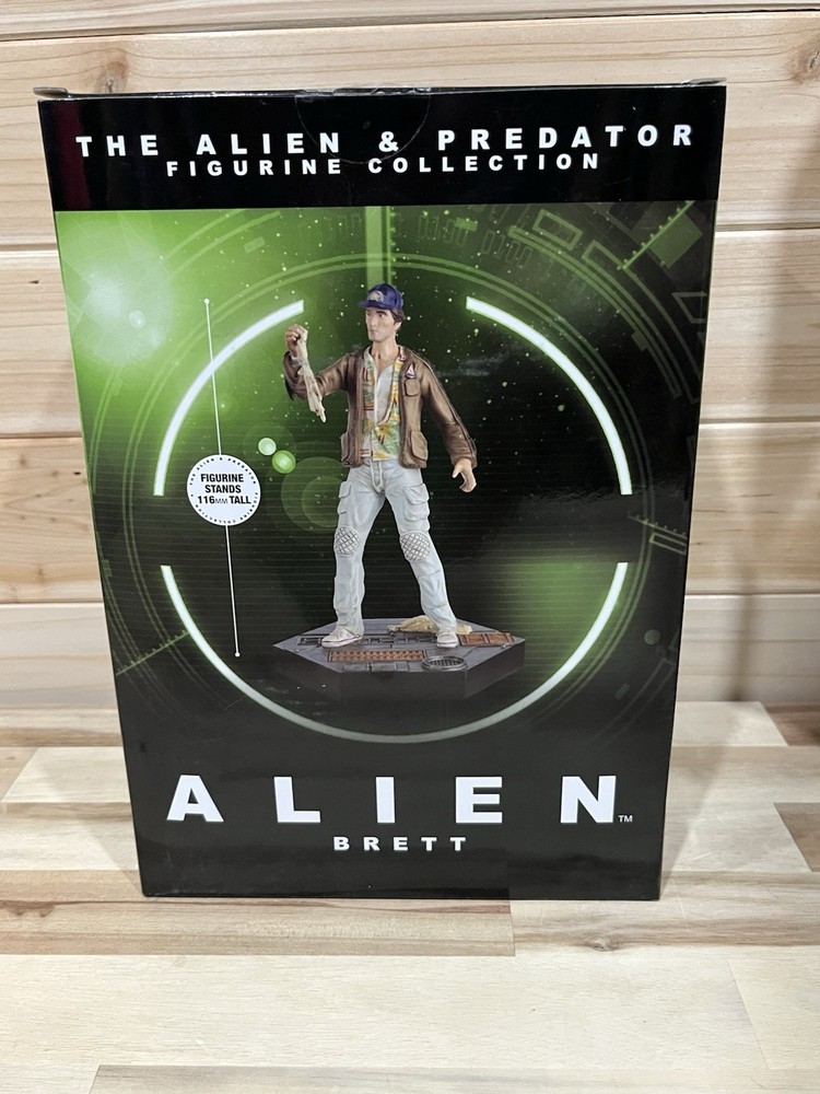 2017 Eaglemoss Alien & Predator Figurine Collection Brett Statue New NIB