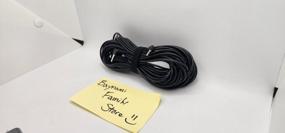 HTC Vive VR Headset Base Station ANGLED Sync Cable Connection Line 50ft 3.5mm