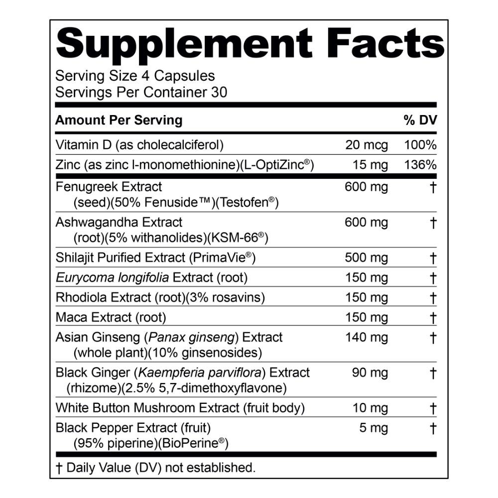 Maxx Maximum Testosteron Boost Capsules Improve Strength Endurance Lean Muscle