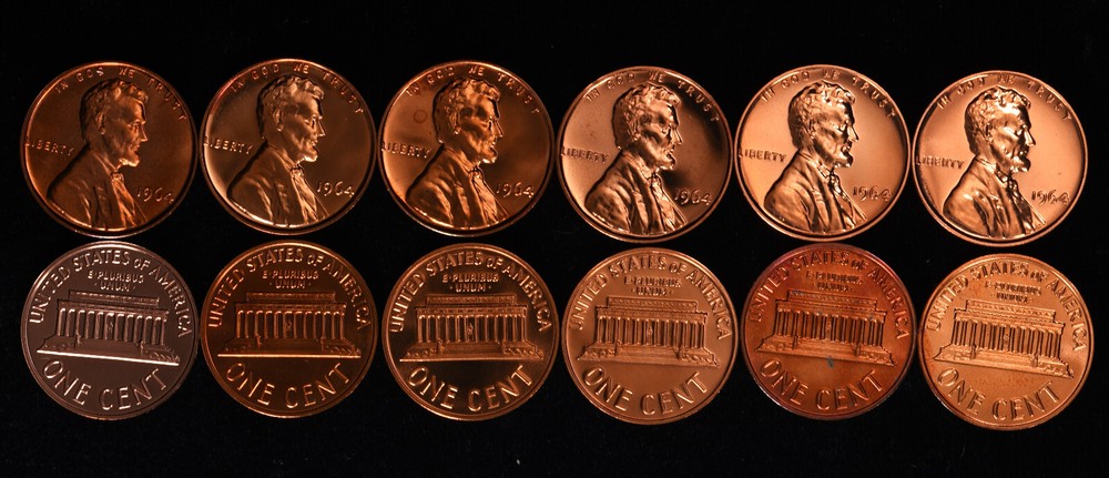 1964 PROOF Lincoln Penny Roll ***50 Count***