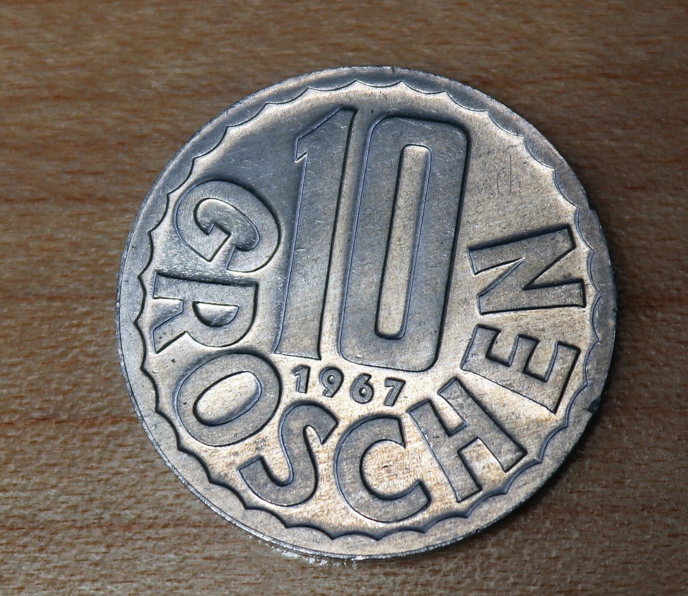 1967 Austria 10 Groschen Proof