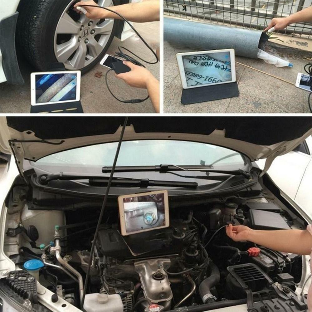 6.5FT Direct Plug To Android Borescope Endoscope Snake Inspection Camera IP67