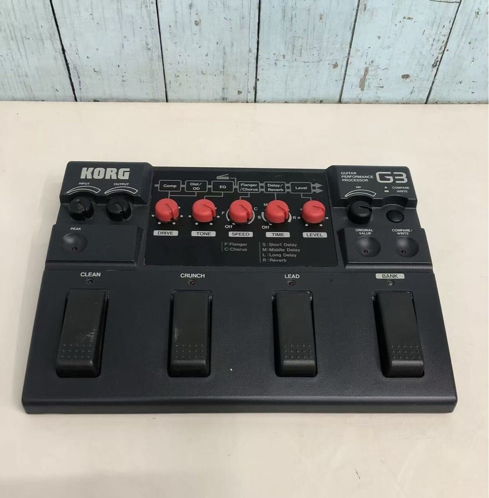 Korg G3 Guitar Multi-Effects Processor Pedal Black free shipping