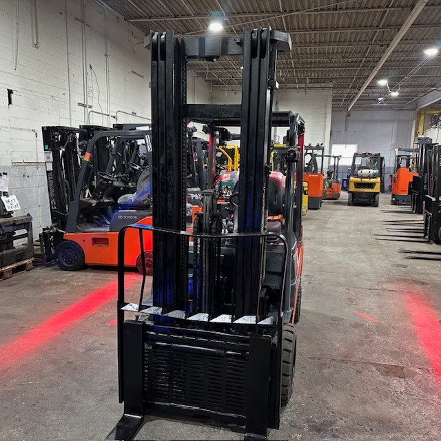 2020 Toyota 8FGCU30 6000lb Used Forklift LP Gas Triple Mast Sideshift 4978 Hours